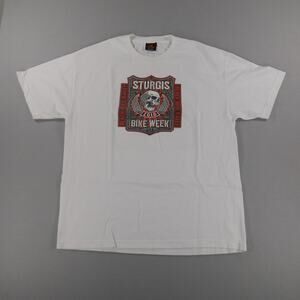 2016 Sturgis Black Hills Rally Bike Week Graphic Front And Back Mens Size XL